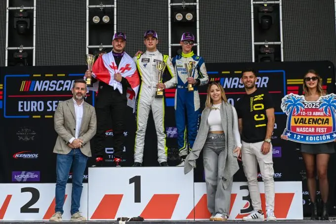 bruno mulder podium nascar euro in spanje
