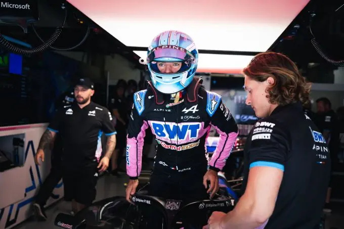bwt alpine f1 team 2024 formula 1 chinese grand prix saturday 1