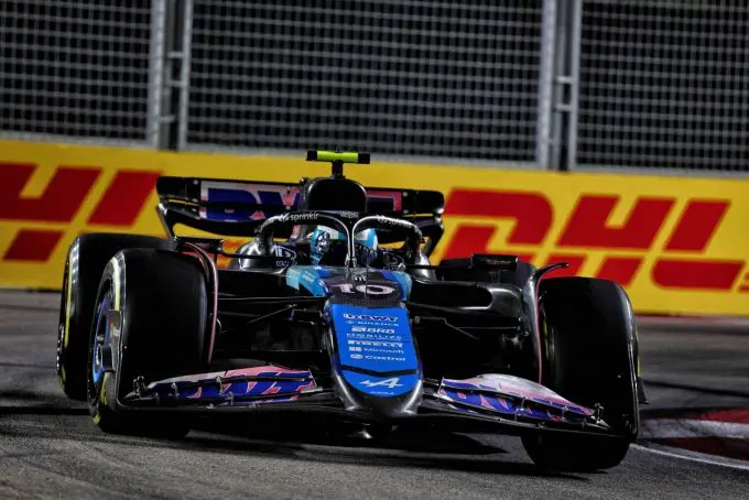 bwt alpine f1 team 2024 formula 1 singapore grand prix sunday 1