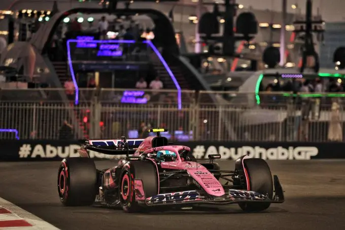 bwt alpine formula one team 2024 formula 1 abu dhabi grand prix friday 1