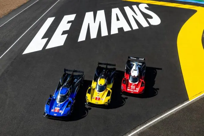 cadillac three cars le mans 2024