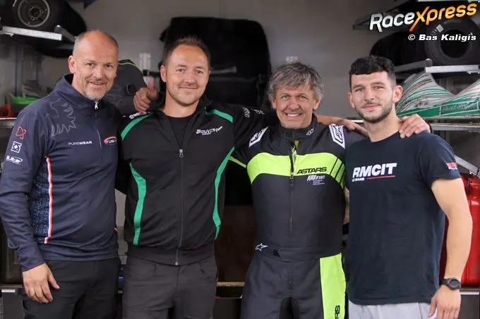 carl clairbout tweede van rechts naar rotax max grand finals in italie