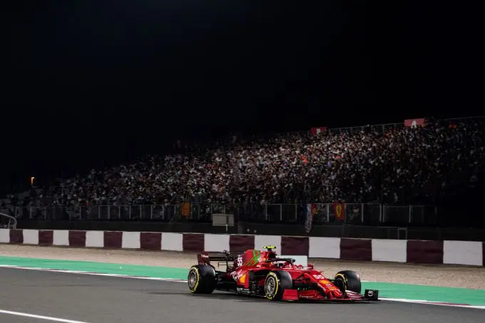carlos sainz nr55 actie qatar 210229 scuderia ferrari qatar gp 2021 saturday