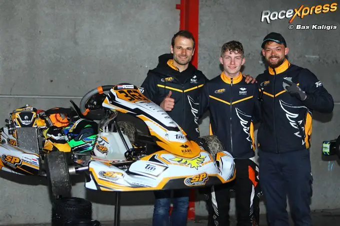 cas boshuis pakt ijzersterk podium bij nk karting