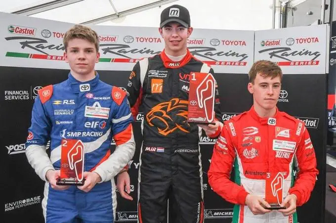castrol toyota racing series richard verschoor podium rx