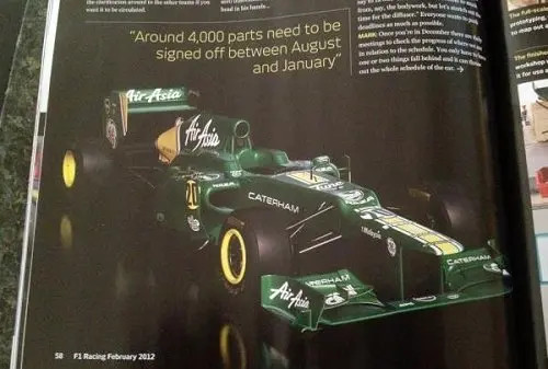caterham f1 2012 rx 500