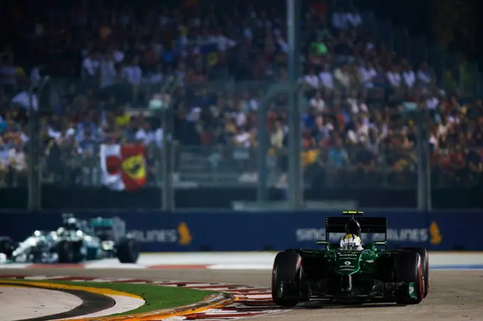 caterham f1 team singapore 2