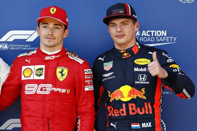 charles leclerc max verstappen rx
