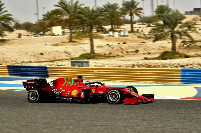 charles leclerc test bahrein