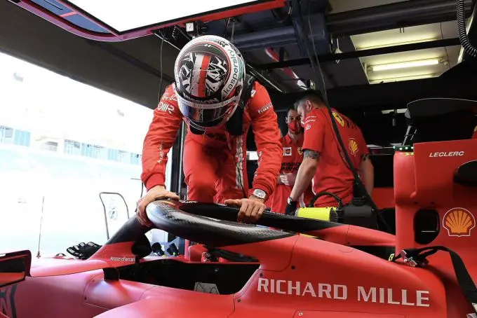 charles leclerc test zondag