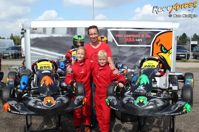 charlotte en tony van leersum met vader antoon