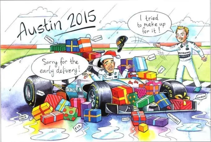 christmas card bernie ecclestone 2015