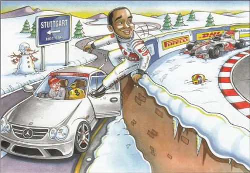 christmascard bernie ecclestone 2012