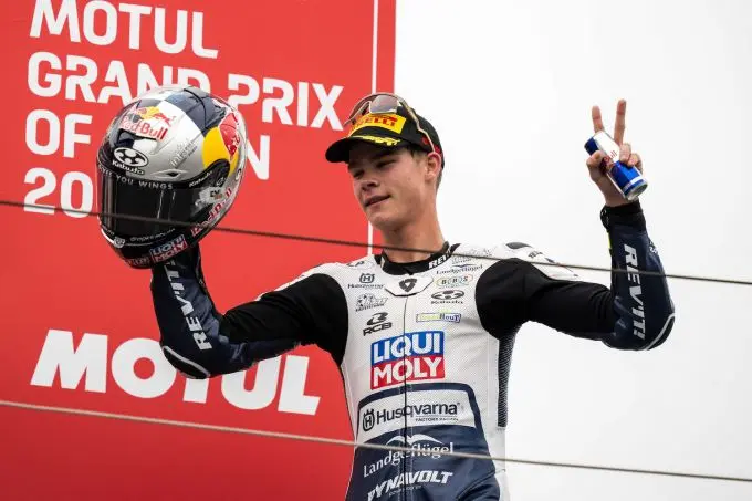 collin veijer scoort p2 in motegi