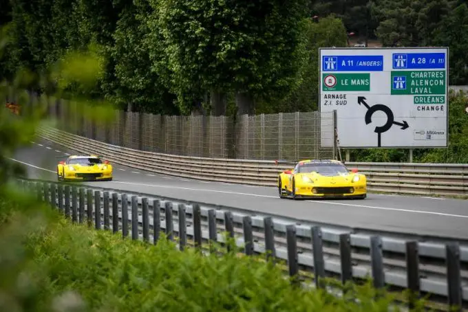 corvette testdag le mans 2017