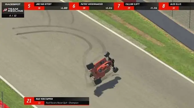 crash max verstappen real racers never quit lotus 79