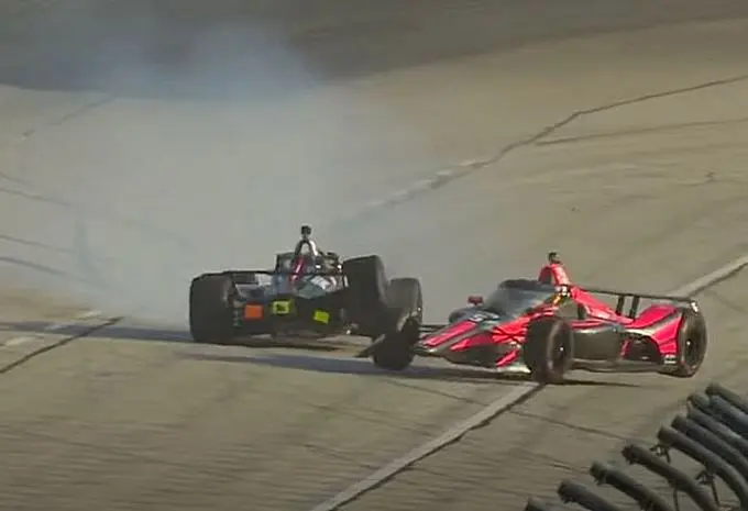 crash rinus veekay texas motor speedway