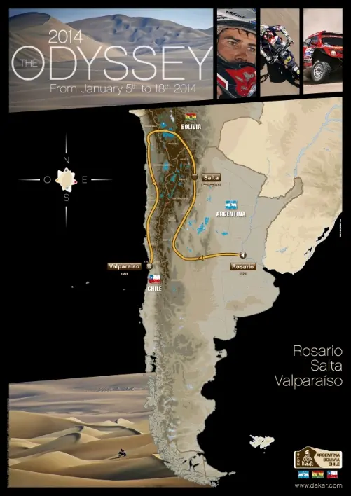 dakar 2014 route