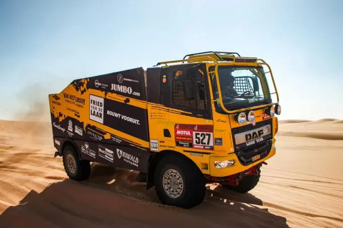 dakar daf vrachtwagen van de laar