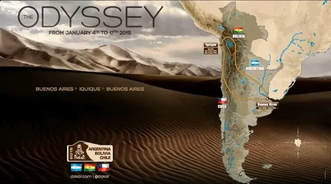 dakar route 2015