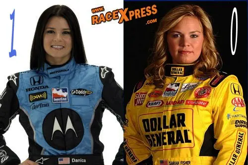 danica en sarah rx 500 irl 1 tegen 0