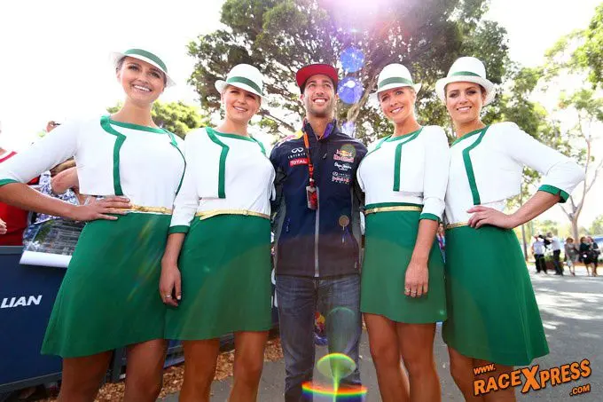 daniel ricciardo in goed gezelschap
