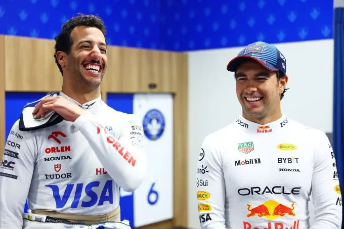 daniel ricciardo sergio perez foto rbcp si202406080090