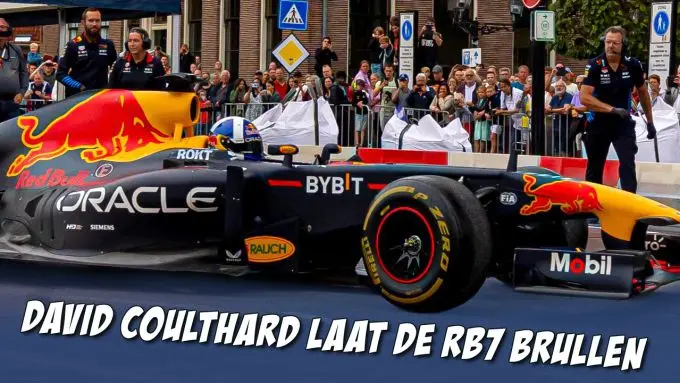 david coulthard laat de rb7 brullen 1
