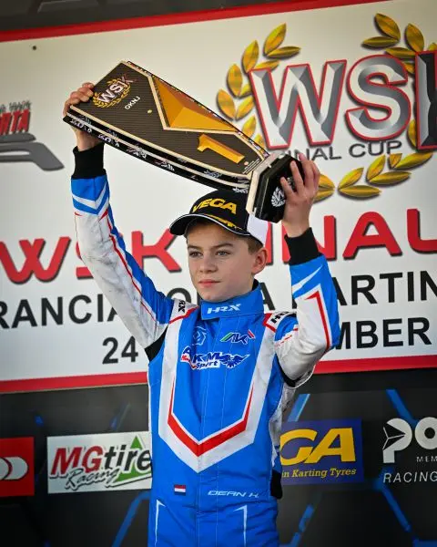 dean hoogendoorn podium