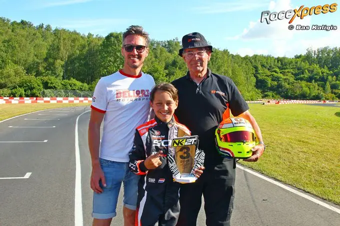 drie generaties kartracers james van der pol pakt podium bij nk in kerpen 1