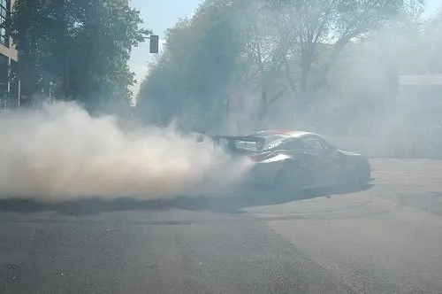 dtm 2009 drift bruning rubber rx 500
