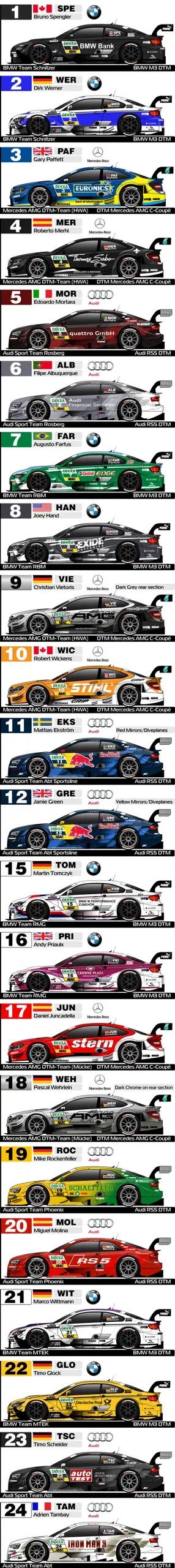 dtm drivers guide 2013