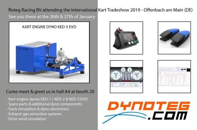 dynoteg international kart trade show offenbach 2019