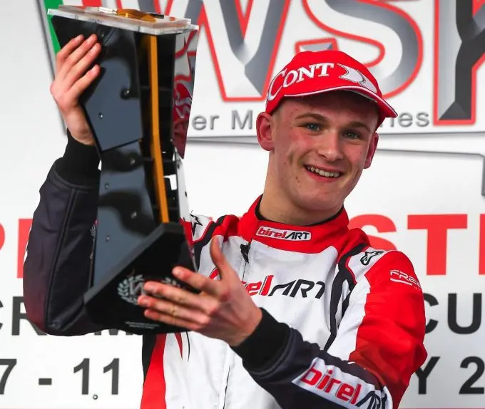 ean eyckmans win wsk podium