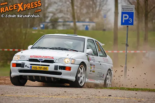 edfo als09 ad smits bart van riemsdijk ford escort rs cosworth lg almere rallysprint 2009