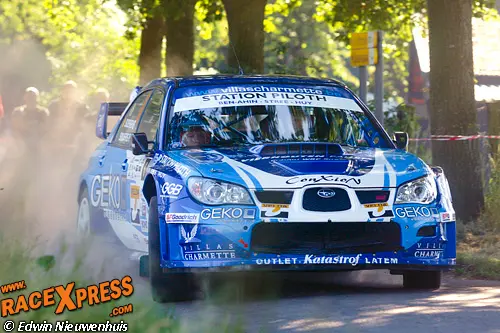 edfo sez09 2725 patrick snijers wim soenens subaru impreza wrc s12 sezoens rally