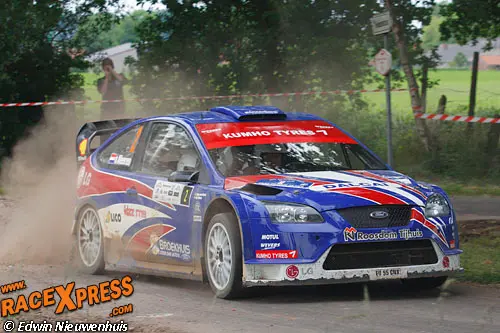 edfo sez09 3855 erik wevers jalmar van weeren ford focus rs wrc 06 sezoens rally