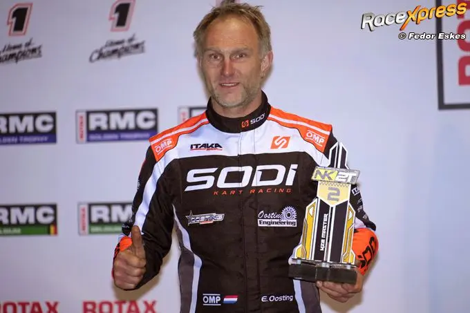 edgar oosting tweede bij nk karting in genk