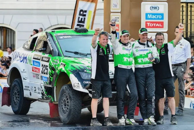 erik van loon dakar podium 2014