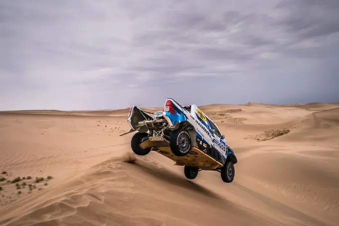 erik van loon toyota silk way rally gobi desert