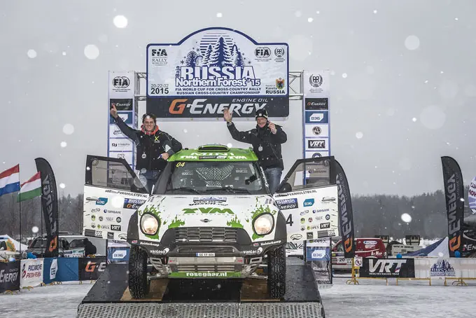 erik van loon wouter rosegaar fia world cup baja northern forest in rusland