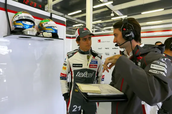 esteban guttierez sauber silverstone