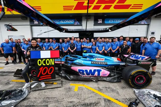 esteban ocon 100 grand prix 2022 austrian grand prix