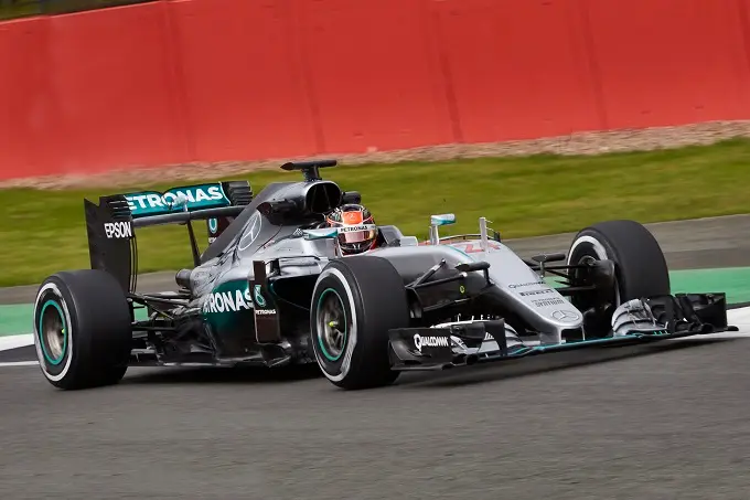 esteban ocon mercedes f1 test silverstone