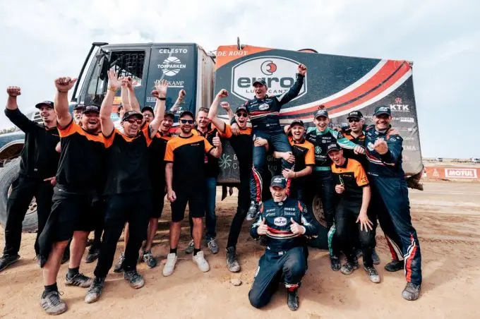 eurol team de rooy iveco blij met derde en vierde plaats
