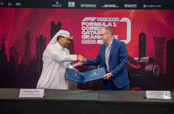 f1 annoucement qatar