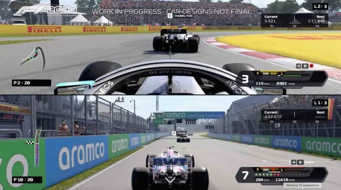 f12020 splitscreen