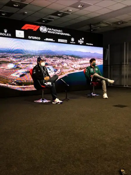 fernando alonso press sochi