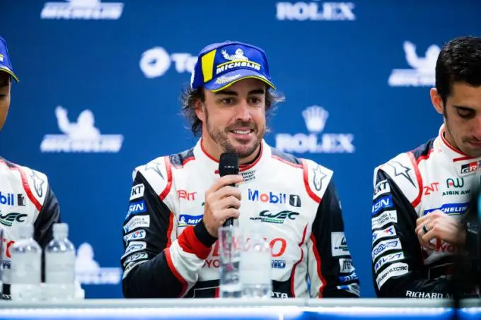 fernando alonso testdag le mans 2018
