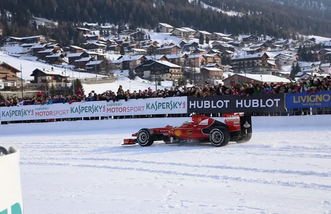 ferrari f1 on ice in livogno 4
